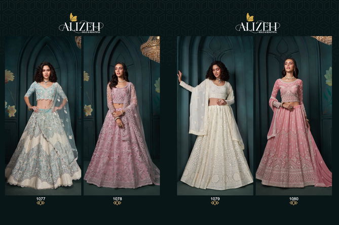 Wedding Affair Vol 3 By Alizeh Party Wear Net Lehenga Choli Orders In India